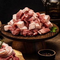 [제주사랑축산]제주 흑돼지 뒷다리살 찌개용 350g, 제주흑돼지 뒷다리살 찌개용(350g)