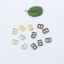 짱패브릭 인형옷부자재)(4개) 3mm 미니일자침조리개, 흑니켈