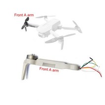 4DRC F8 빠른 미니 Rc 드론 Quadcopter 암 착륙 스키드 예비 부품 전면 후면 브러시리스 엔진 모터 296587, front A arm