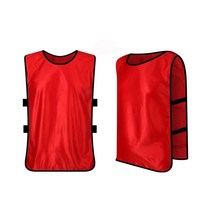 단체조끼 팀복 운동 축구 팀 조끼 레드