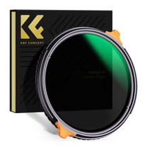 공식수입정품 K&F CONCEPT NANO-X CPL + Fader ND4-ND64 가변필터 8K AGC Glass 82mm / X자 안생김