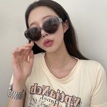 VANANA2 여성남성 레트로 배색 캐츠아이 선글라스