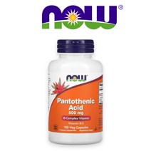 나우푸드 판토텐산 비타민B 비타민비 500mg 100캡슐