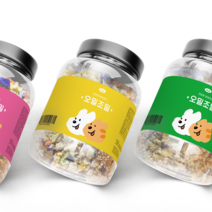 오밀조밀 강아지 동결건조 화식 습식 사료 3종 수제 야채 퓨레 프로바이오틱스, 470g, 북어(명태)