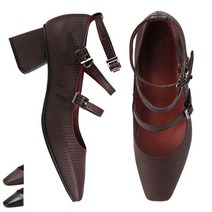 [고세] Gby 여성 펌프스 로다 G193149(블랙/레드브라운)5cm