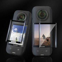 Insta360 인스타360 X3 전용 3D 풀커버 액정 디스플레이 보호필름 2종, 옵션2-1)AC-G90 HD보호필름(1매)