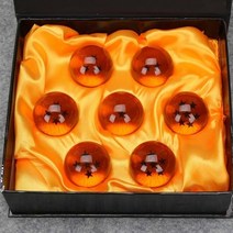 7 Stars Crystal Ball 전사이즈 3.545.7 cm수지 구체 모형 크리스마스 키즈 선물, 4cm 주황색 블랙박스