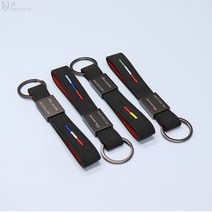 [써카] 더뉴 팰리세이드 메탈 엠블럼 스웨이드 3색 키홀더 전화번호 레터링 키링 자동차 장식 용품, 기본타입