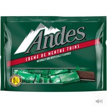 미국 Andes 안데스 크림 드 민트 초콜릿 241g