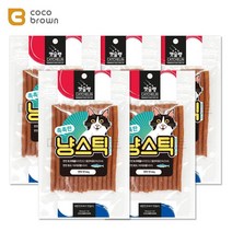 고양이 그르릉 하냥 맛난 연어스틱 간식5봉 노폐물배출 무보존료 기력회복 노화방지 무색소