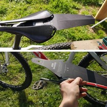 로드 MTB 자전거 경량 머드가드 흙 빗물받이, 블랙, 1개