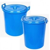 청통 파란통 업소용 식당 대용량 분리수거 운반구 쓰레기통 20L - 110L, 만능용기/30L