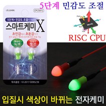 스마트케미X 낚시찌 세트, 녹색, 1세트