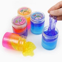 당근 3색 수제슬라임 완구도매 12개입