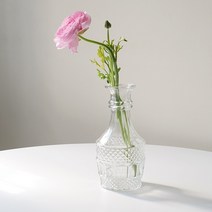 무어스튜디오 투명 크리스탈 화병 인테리어 꽃병
