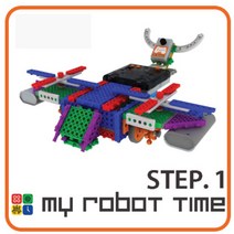 MRT3 교육용 로봇 1단계 / 무선 조정 리모컨포함 / 레고방식 연결 / 코딩 실과수업