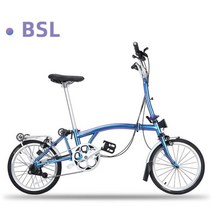 가성비갑 자전거LP Litepro 16 인치 자전거 내부 3 외부 2 속도 초경량 몰리브덴 스틸 (간편한 바퀴 포함), Bright BSL