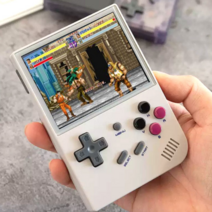 RG35XX 한방팩 RG351 가정용 오락실 게임기 오락기 미유 5S 40S 45S 미니 5S 12S 25S 40S 45S 끝판왕 파이널 미니 분리형 휴대용 한글, 그레이, 128G (8000개 게임)