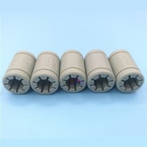 솔리드 폴리머 LM8UU 베어링 8mm 샤프트 Drylin RJ4JP-018 Anet Prusa i3 3D 프린터, 10pcs