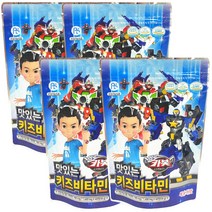 헬로카봇 씹어먹는 키즈 비타민 40정 X 4개 유아 어린이 맛있는 비타민C