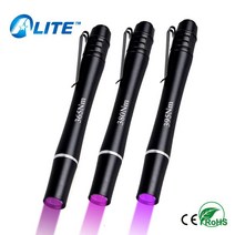 TMWT Mini Pocket 자외선 펜 붙 경화 Invisible 잉크 Detector 395NM 380NM 1 LED uv 빛 손전등, 01 395nm