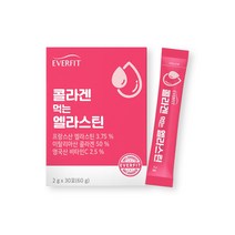 everfit 프랑스산엘라스틴 콜라겐 양태반분말 비오틴 먹는엘라스틴 히알루론산 영국산비타민C, 30포, 3개
