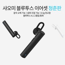 샤오미 무선 블루투스 이어셋 청춘판 LYEJ02LM, 화이트