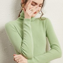 스웨터니트이너셔츠 마이리 같은스타일 레드 목폴라 양 겨울 가을 스판 슬림 풀오버 후드 융털 트렌드 2955841666