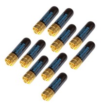 10 PCS 듀얼 밴드 UHF + VHF SRH805S SMA 여성 안테나 Baofeng Uv-5R BF-888S Uv-82 UV-5Ra Uv-5Re TK, 블랙 골드