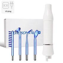 고주파온열치료기 리프팅 가정용 홈케어 마사지 DARSONVAL-고주파 헤어 페이셜 기계 얼굴 노화 방지 치료, 04 4pcs Gift box US