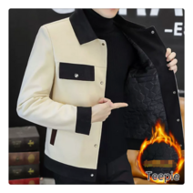 티피/Teepie 가을 겨울 모직 재킷 카라넥에 코튼에 도톰한 숏 트렌치 겨울 모직 코트