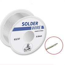 Solder Wire 50g/100g 1.0mm/0.8mm Flux Rosin Core Weldring Tin Lead Roll Soldering Melt No 청소, [03] 0.8mm 50g, 03 0.8mm 50g, 1개