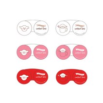 강아지 캐릭터 렌즈케이스 렌즈통, 강아지-4