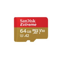 샌디스크 MicroSDXC Class10 Extreme SQXAH 4K 마이크로SD카드, 64GB