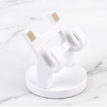 안경거치대 멀티 받침대 탁상용 회전형 간편부착, 핑크