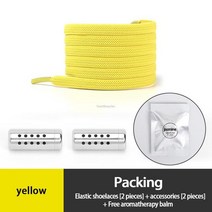 운동화끈 운동화끈 신제품 노타이 신발 스니커즈용 플랫 아로마 넥타이없는 탄성 용 성인용 빠른 레이스 고무 밴드 예쁜 예쁜