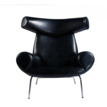 한스웨그너 chair 오마주 안락쇼파 리클라이너 모유 스툴 쇼파, (가죽 사이드 체어)