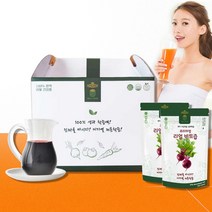 리얼팜 제주산 레드비트즙 NFC 저온착즙 100% 원액 30포 50포, 프리미엄 비트즙 80ml 30팩