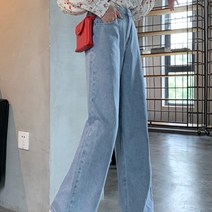 가바바 여성 청바지 롱다리처럼 보이는 핏이 예쁜 데일리 데님 바지 G39057
