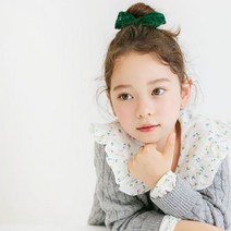 채니봉봉 샤벳 레이스 작은엘르 집게핀 유아헤어핀
