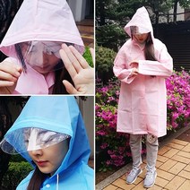 두꺼운 판초우의 등산용 캠핑용 배달 우비 판쵸우의 오토바이비옷