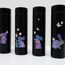 외국인선물 토끼자개텀블러 한국전통공예 나전칠기, 없음, 꽃길