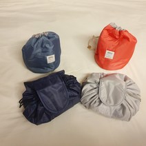 아디마켓 여행용 다용도 휴대용 화장품 속옷 수납 여성 원형 파우치 미니 가방