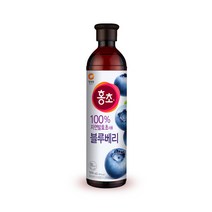 청정원 홍초 100% 자연발효초사용 블루베리, 2개, 900ml