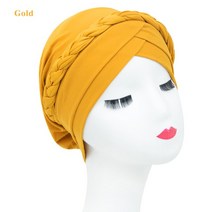 인도 이슬람 여성 Hijab Hat Cancer Chemo Cap 브레이드 비즈 Turban Headscarf 헤드 랩 레이디 Beanie Bonnet 탈모 커버