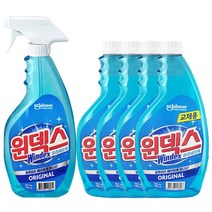 윈덱스 유리세정제 660ml 본품 1 + 교체용 4