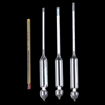 알콜측정기 알콜분석 알콜감지기 감지기 알코올 비중계 + 1 개 온도계 변환 테이블 계기 테스터 3, 한개옵션0