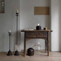 캔들 홀더 양초 롱 스탠드 촛대 바닥 호텔 로비 장식, 플로어 캔들 홀더 M  20cmx120cm