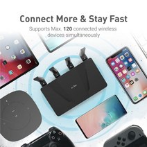 GL.iNet 플린트 (GL-AX1800) WiFi 6 라우터 듀얼 밴드 기가비트 무선 OpenWrt 사전 설치 지원 AdGuard Home, 03 AU plug