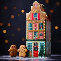 막스앤스펜서 어드벤트 캘린더 진저브레드 뮤지컬 하우스 집모양 입체 M&S Magical Gingerbread Musical House 115g 크리스마스 선물